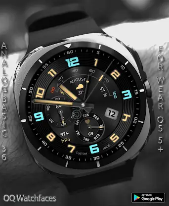 Analog Basic 36 WF Wear OS 5+ screenshot 3