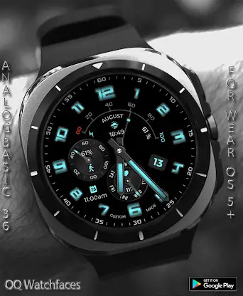 Analog Basic 36 WF Wear OS 5+ screenshot 6