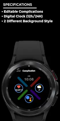 Abstract night - watch face screenshot 4