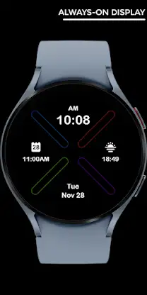 Abstract night - watch face screenshot 3