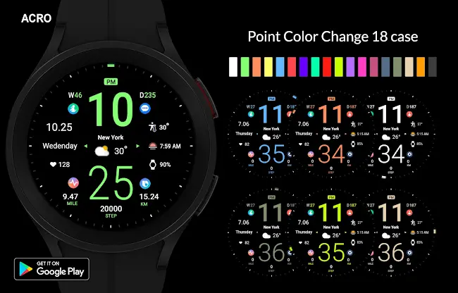 ACRO 26 Digital Info Watchface screenshot 5