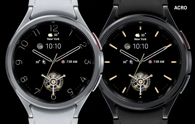 ACRO 27 Simple Gold Watchface screenshot 6