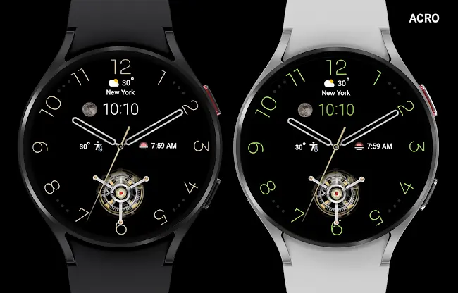 ACRO 27 Simple Gold Watchface screenshot 7