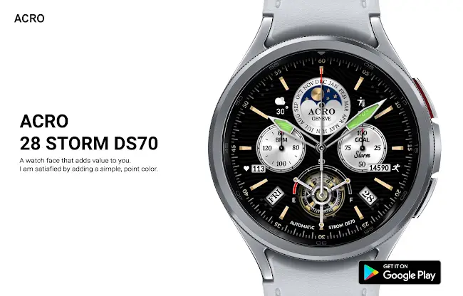 ACRO 28 STORM DS70 Watchface screenshot 2