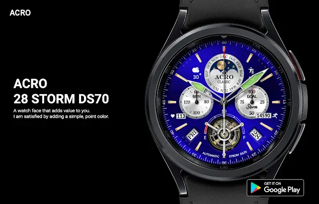 ACRO 28 STORM DS70 Watchface screenshot 3