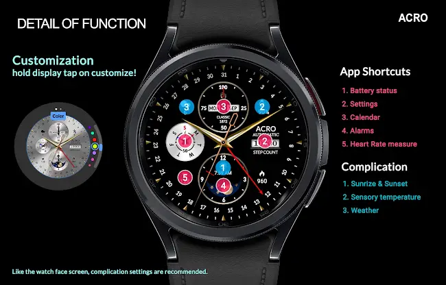 ACRO 31 luxury GL1872 Watch screenshot 4