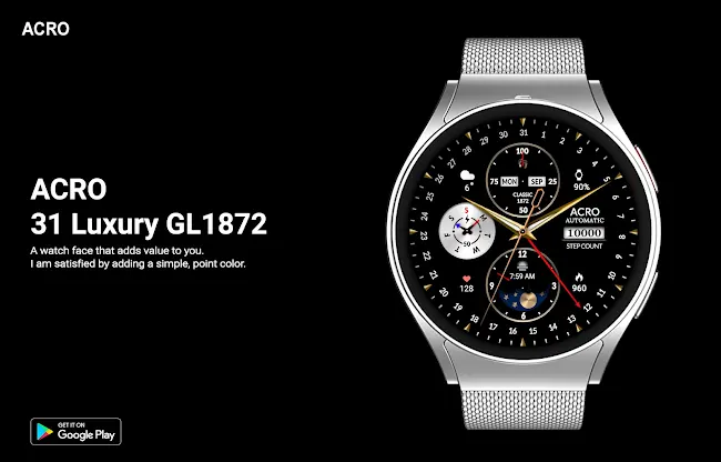 ACRO 31 luxury GL1872 Watch screenshot 3