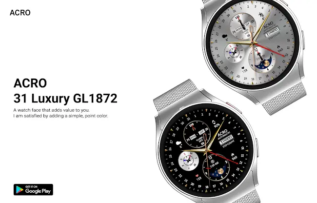 ACRO 31 luxury GL1872 Watch screenshot 2