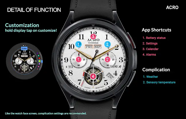 ACRO 29 Classic wind TA12Watch screenshot 4