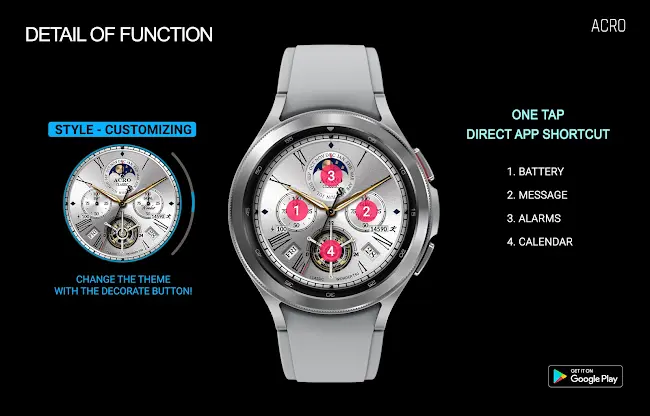 Acro Classic Wonder T50 Watch screenshot 4