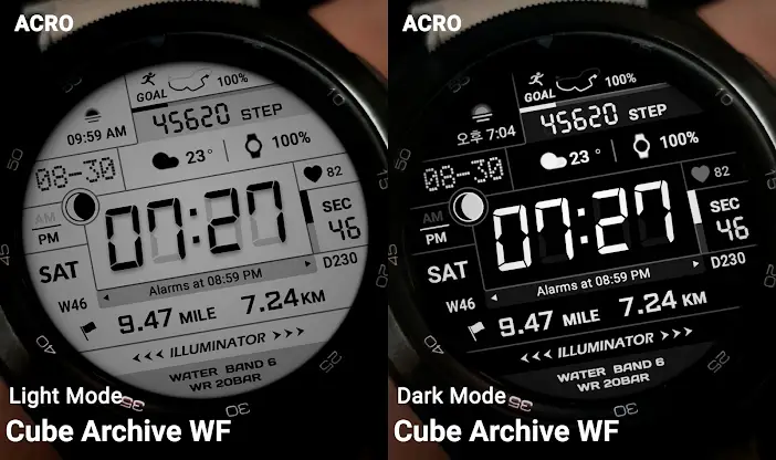 ACRO Cube Archive watchface screenshot 2