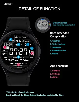 ACRO Cube Archive watchface screenshot 7