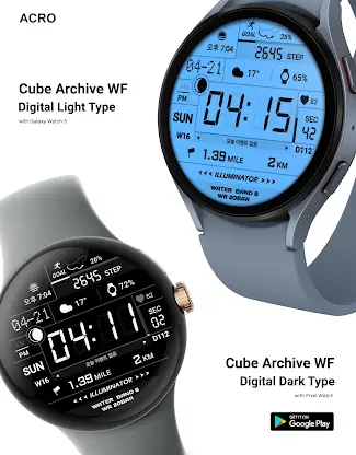 ACRO Cube Archive watchface screenshot 5
