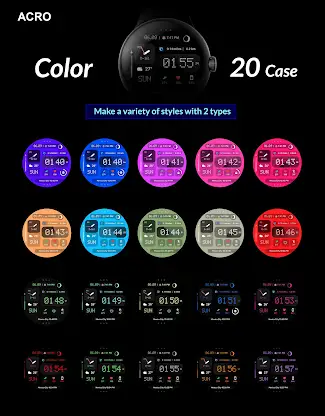 ACRO Double Simple Watchface screenshot 7