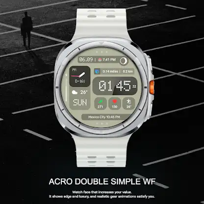 ACRO Double Simple Watchface screenshot 1