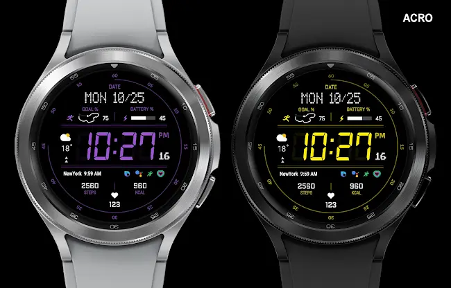ACRO Enegy Fit Rev watchface screenshot 6