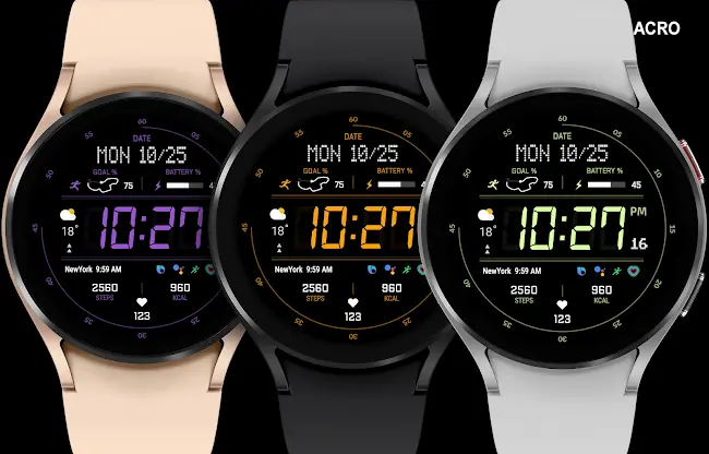 ACRO Enegy Fit Rev watchface screenshot 7