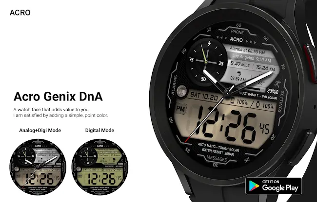 Acro Genix DnA Digi Watchface screenshot 4