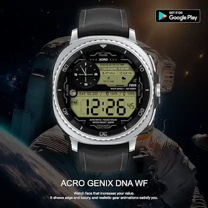 Acro Genix DnA Digi Watchface screenshot 2