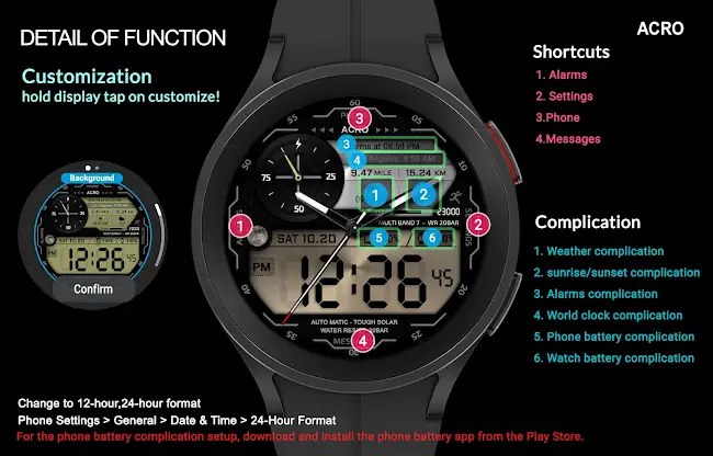 Acro Genix DnA Digi Watchface screenshot 5