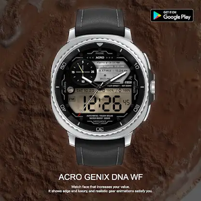 Acro Genix DnA Digi Watchface screenshot 1