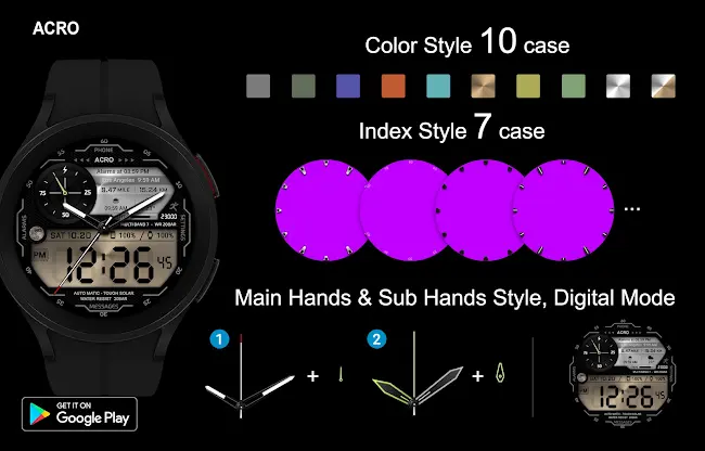 Acro Genix DnA Digi Watchface screenshot 6