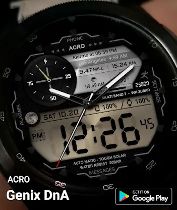 Acro Genix DnA Digi Watchface screenshot 3