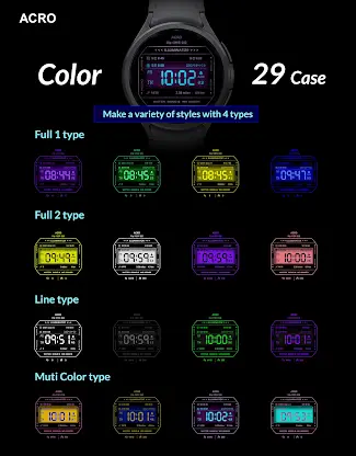 ACRO Genix G100 digital watch screenshot 5