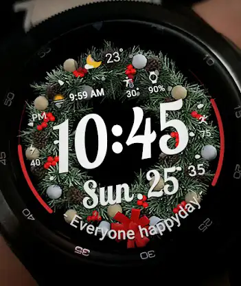 ACRO Happy Christmas Watchface screenshot 2