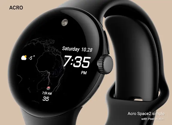 ACRO Space2 Simple Watchface screenshot 5