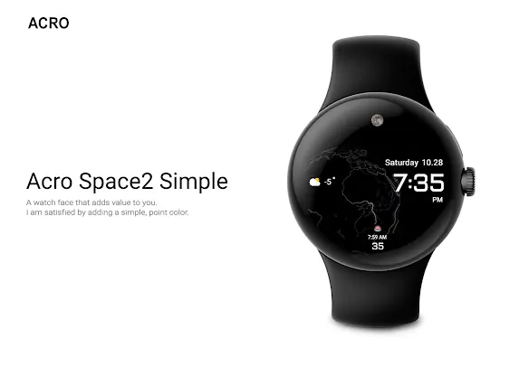 ACRO Space2 Simple Watchface screenshot 3