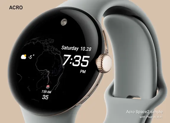 ACRO Space2 Simple Watchface screenshot 4
