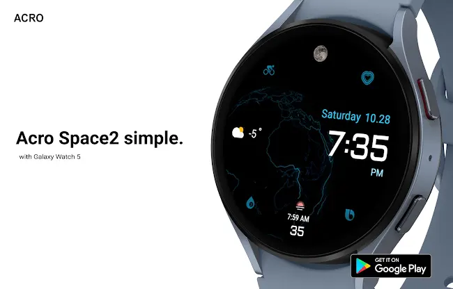 ACRO Space2 Simple Watchface screenshot 6