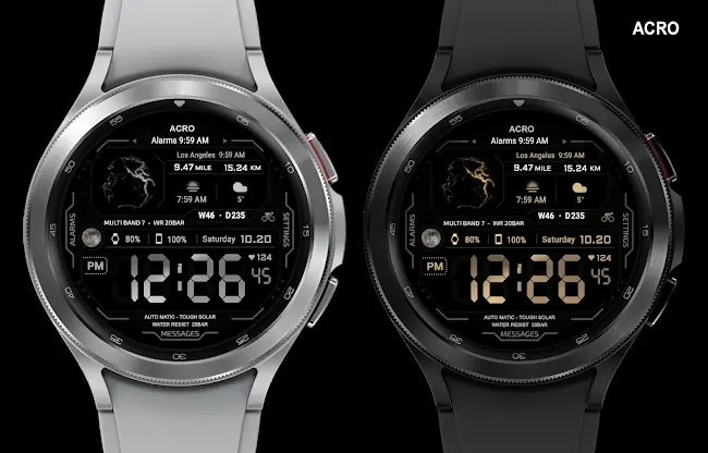 Acro Space1 edtion Watchface screenshot 7