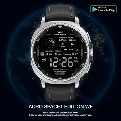 Acro Space1 edtion Watchface screenshot 1