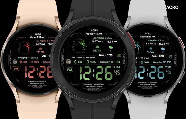 Acro Space1 edtion Watchface screenshot 8