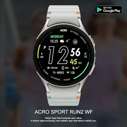 ACRO Sport Run2 Watchface screenshot 1