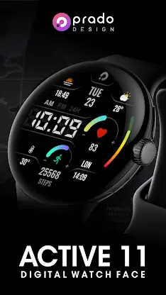 ACTIVE 11 Digital Watch Face screenshot 1