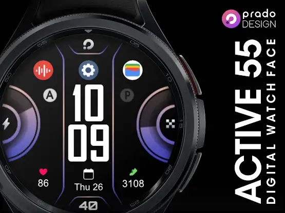 ACTIVE 55 Digital Watch Face screenshot 7