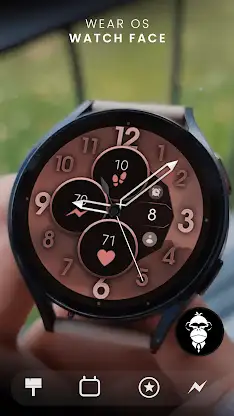 Modern Analog Watch Face screenshot 1