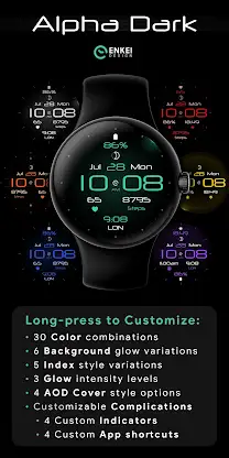 Alpha Dark - modern minimalist screenshot 3