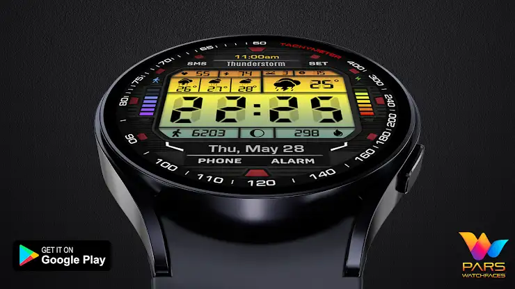 Alpha G2 Digital Watch Face screenshot 4