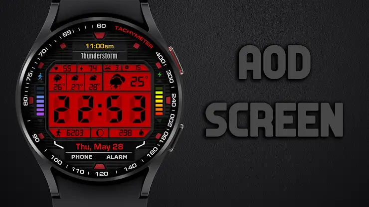 Alpha G2 Digital Watch Face screenshot 8