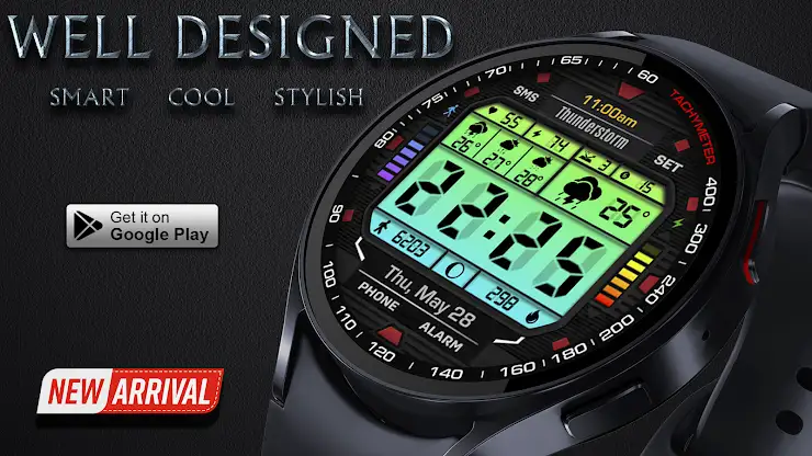 Alpha G2 Digital Watch Face screenshot 3