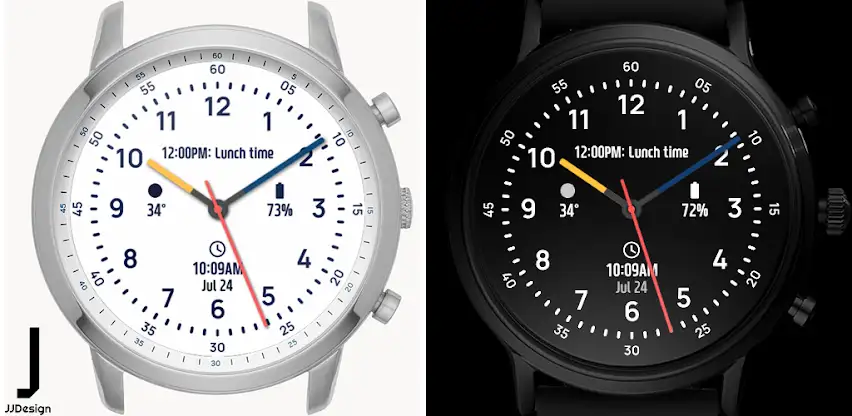 JJ-Analog008 Watch Face screenshot 1