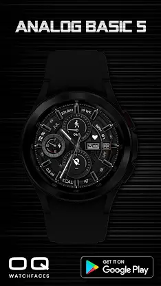 Analog Basic 5  Wear OS 4+ screenshot 1