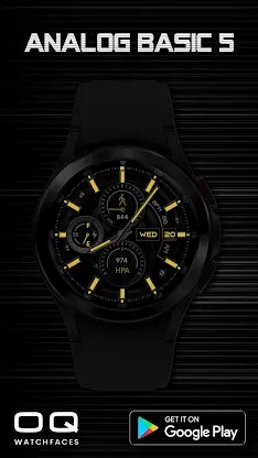 Analog Basic 5  Wear OS 4+ screenshot 5