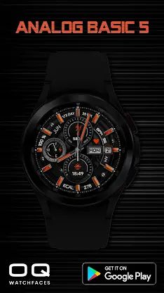 Analog Basic 5  Wear OS 4+ screenshot 6