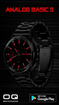 Analog Basic 5  Wear OS 4+ screenshot 7