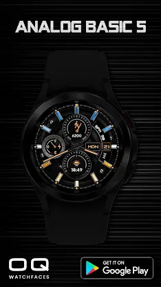 Analog Basic 5  Wear OS 4+ screenshot 3